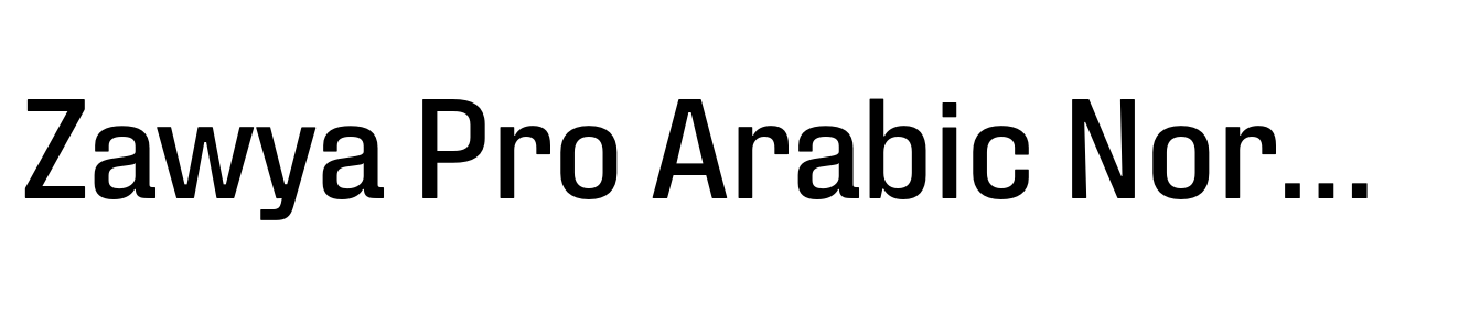 Zawya Pro Arabic Normal